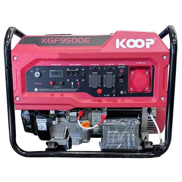 موتور برق بنزینی 8 کیلووات تک فاز ریموت‌دار کوپ مدل KGF9500E