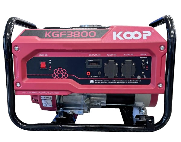 موتور برق بنزینی 3 کیلووات تک فاز کوپ KGF3800